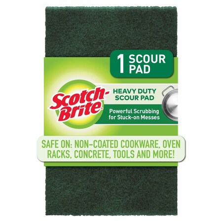 3M Heavy Duty Scour Pad 220, 6" x 3.8", 24PK 7000126444